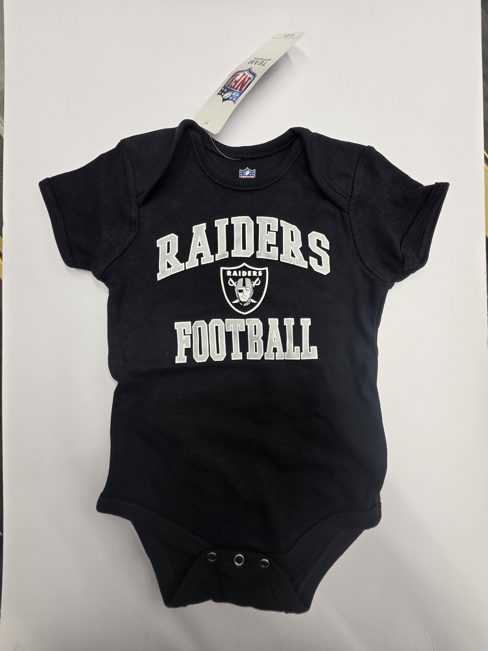 NFL Las Vegas Raiders Baby Body Suit 18 Months.